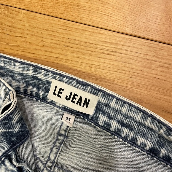 Sabine High Waist Raw Hem Ankle Straight Leg Jeans - Picture 10 of 11